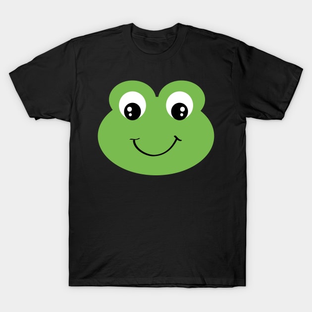 Smiley Frog Face T-Shirt by EarlGreyTees